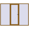 Pricing Entrance doors 2700x2100 mm DOOR KORSA ENERGY-SAVING REHAU SYNEGO LIGHT_OAK two-sided