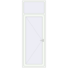 Pricing Entrance doors 900x2600 mm DOOR KORSA OPTIMUM REHAU BRILLANT RAL 9016 Traffic white two-sided