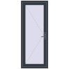 Pricing Entrance doors 800x2000 mm DOOR KORSA OPTIMUM REHAU BRILLANT ANTHRACITE_GREY_STRUKTURAL two-sided