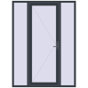 Ustalenie cen Drzwi zewnętrzne 1700x2300 mm DOOR KORSA ENERGY-SAVING REHAU SYNEGO ANTHRACITE_GREY_STRUKTURAL dwustronny