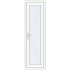 Pricing Entrance doors 600x2000 mm DOOR KORSA OPTIMUM REHAU BRILLANT RAL 9016 Traffic white two-sided