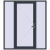 Ustalenie cen Drzwi zewnętrzne 1800x2050 mm DOOR KORSA OPTIMUM REHAU BRILLANT ANTHRACITE_GREY_STRUKTURAL zewnętrzny