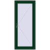 Pricing Entrance doors 900x2100 mm DOOR KORSA OPTIMUM REHAU BRILLANT MOSS_GREEN two-sided