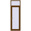Pricing Entrance doors 800x2450 mm DOOR KORSA OPTIMUM REHAU BRILLANT WALNUT two-sided