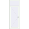 Pricing Entrance doors 900x2500 mm DOOR KORSA OPTIMUM REHAU BRILLANT RAL 9016 Traffic white two-sided