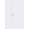 Ustalenie cen Drzwi zewnętrzne 1380x2140 mm DOOR KORSA OPTIMUM REHAU BRILLANT RAL 9016 Traffic white dwustronny