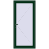 Ustalenie cen Drzwi zewnętrzne 1000x2150 mm DOOR KORSA OPTIMUM REHAU BRILLANT MOSS_GREEN dwustronny