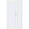 Ustalenie cen Drzwi zewnętrzne 1200x2200 mm DOOR KORSA OPTIMUM REHAU BRILLANT RAL 9016 Traffic white dwustronny
