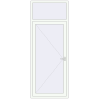 Pricing Entrance doors 1000x2600 mm DOOR KORSA OPTIMUM REHAU BRILLANT RAL 9016 Traffic white two-sided