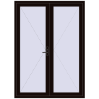 Pricing Entrance doors 1630x2250 mm DOOR KORSA ENERGY-SAVING REHAU SYNEGO BLACK_BROWN two-sided