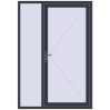 Ustalenie cen Drzwi zewnętrzne 1500x2170 mm DOOR KORSA ENERGY-SAVING REHAU SYNEGO ANTHRACITE_GREY_STRUKTURAL zewnętrzny