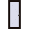 Pricing Entrance doors 900x2200 mm DOOR KORSA OPTIMUM REHAU BRILLANT BLACK_BROWN external