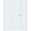Ustalenie cen Drzwi zewnętrzne 1650x2145 mm DOOR KORSA OPTIMUM REHAU BRILLANT RAL 9016 Traffic white dwustronny