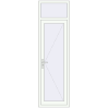 Pricing Entrance doors 700x2400 mm DOOR KORSA OPTIMUM REHAU BRILLANT RAL 9016 Traffic white two-sided