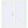 Pricing Entrance doors 1880x2100 mm DOOR KORSA OPTIMUM REHAU BRILLANT RAL 9016 Traffic white two-sided