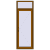 Pricing Entrance doors 840x2410 mm DOOR KORSA OPTIMUM REHAU BRILLANT GOLDEN OAK two-sided
