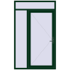 Ustalenie cen Drzwi zewnętrzne 1400x2300 mm DOOR KORSA OPTIMUM REHAU BRILLANT MOSS_GREEN dwustronny