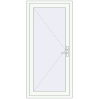 Pricing Entrance doors 900x1850 mm DOOR KORSA OPTIMUM REHAU BRILLANT RAL 9016 Traffic white two-sided