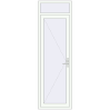 Pricing Entrance doors 780x2500 mm DOOR KORSA OPTIMUM REHAU BRILLANT RAL 9016 Traffic white two-sided