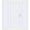 Ustalenie cen Drzwi zewnętrzne 1800x2060 mm DOOR KORSA OPTIMUM REHAU BRILLANT RAL 9016 Traffic white dwustronny