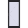 Pricing Entrance doors 950x2060 mm DOOR KORSA ENERGY-SAVING REHAU SYNEGO BLACK_ULTI-MATT external