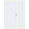 Pricing Entrance doors 1570x2170 mm DOOR KORSA OPTIMUM REHAU BRILLANT RAL 9016 Traffic white two-sided