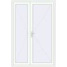 Pricing Entrance doors 1560x2360 mm DOOR KORSA ALU STANDARD 72 RAL 9016 Traffic white two-sided