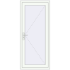 Ustalenie cen Drzwi zewnętrzne 800x1900 mm DOOR OPTIMUM REHAU BRILLANT RAL 9016 Traffic white dwustronny