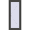 Pricing Entrance doors 900x2100 mm DOOR KORSA OPTIMUM REHAU BRILLANT BASALT_GREY two-sided