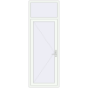 Pricing Entrance doors 900x2600 mm DOOR KORSA ENERGY-SAVING REHAU SYNEGO RAL 9016 Traffic white two-sided