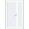 Ustalenie cen Drzwi zewnętrzne 1300x2050 mm DOOR KORSA OPTIMUM REHAU BRILLANT RAL 9016 Traffic white dwustronny