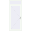Pricing Entrance doors 1020x2500 mm DOOR KORSA ENERGY-SAVING REHAU SYNEGO RAL 9016 Traffic white two-sided