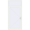 Pricing Entrance doors 1200x2600 mm DOOR KORSA ALU STANDARD 72 RAL 9016 Traffic white two-sided
