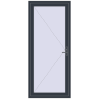 Pricing Entrance doors 1020x2300 mm DOOR KORSA ENERGY-SAVING REHAU SYNEGO ANTHRACITE_GREY_STRUKTURAL external