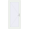 Pricing Entrance doors 900x2100 mm DOOR KORSA ALU STANDARD 72 RAL 9016 Traffic white two-sided