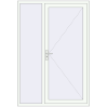 Pricing Entrance doors 1450x2115 mm DOOR KORSA OPTIMUM REHAU BRILLANT RAL 9016 Traffic white two-sided