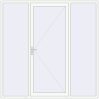 Pricing Entrance doors 2400x2400 mm DOOR KORSA ENERGY-SAVING REHAU SYNEGO WALNUT external