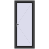 Pricing Entrance doors 1000x2400 mm DOOR KORSA ENERGY-SAVING REHAU SYNEGO ANTHRACITE_GREY_GLATT two-sided
