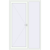 Pricing Entrance doors 1540x2400 mm DOOR KORSA ENERGY-SAVING REHAU SYNEGO RAL 9016 Traffic white two-sided