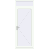Pricing Entrance doors 900x2300 mm DOOR KORSA OPTIMUM REHAU BRILLANT RAL 9016 Traffic white two-sided
