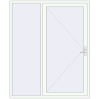 Ustalenie cen Drzwi zewnętrzne 1800x2200 mm DOOR KORSA OPTIMUM REHAU BRILLANT RAL 9016 Traffic white dwustronny