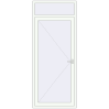 Pricing Entrance doors 1020x2500 mm DOOR KORSA ENERGY-SAVING REHAU SYNEGO RAL 9016 Traffic white two-sided
