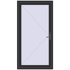 Ustalenie cen Drzwi zewnętrzne 1100x2100 mm DOOR KORSA ENERGY-SAVING REHAU SYNEGO ANTHRACITE_GREY_GLATT dwustronny