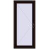 Pricing Entrance doors 930x2060 mm DOOR KORSA OPTIMUM REHAU BRILLANT BLACK_BROWN two-sided