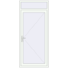 Ustalenie cen Drzwi zewnętrzne 1000x2300 mm DOOR KORSA OPTIMUM REHAU BRILLANT RAL 9016 Traffic white dwustronny