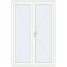 Pricing Entrance doors 1560x2360 mm DOOR KORSA ALU STANDARD 72 RAL 9016 Traffic white two-sided