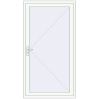 Pricing Entrance doors 1150x2150 mm DOOR KORSA ALU STANDARD 72 RAL 9016 Traffic white two-sided