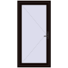 Pricing Entrance doors 1000x2000 mm DOOR KORSA ENERGY-SAVING REHAU SYNEGO BLACK_BROWN external