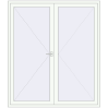 Pricing Entrance doors 2000x2300 mm DOOR KORSA ENERGY-SAVING REHAU SYNEGO RAL 9016 Traffic white two-sided