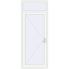 Pricing Entrance doors 960x2500 mm DOOR KORSA OPTIMUM REHAU BRILLANT RAL 9016 Traffic white two-sided